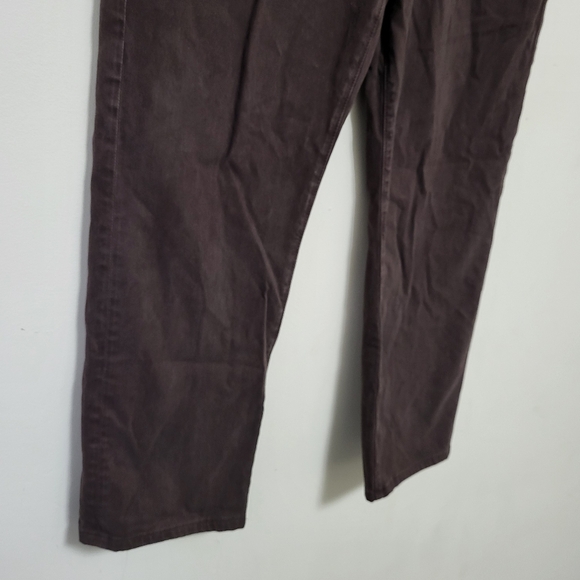 Adriano Goldschmied Graduate Tailored Leg Brown Denim Pants 34x34 - Picture 3 of 9